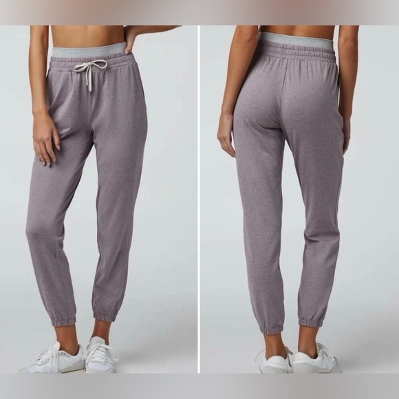 Vuori Pants - Vuori Halo Warm-Up Jogger, Purple, Women’s XS